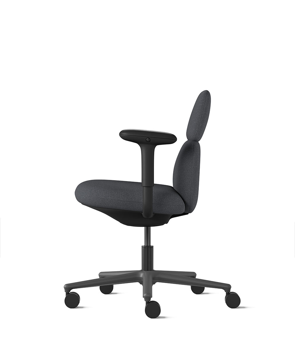 Asari Knight/Graphite Mid Back-stoel