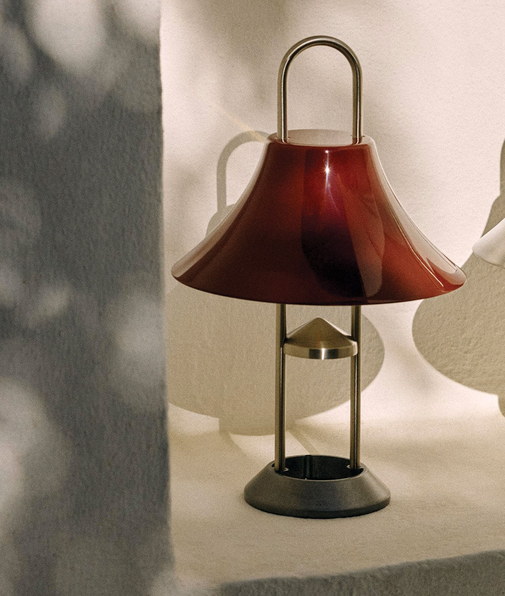 HAY Mousqueton Portable Lamp Oyster Wit