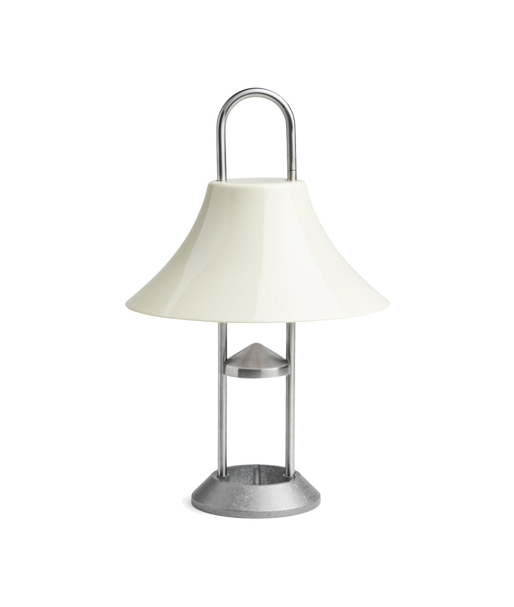 HAY Mousqueton Portable Lamp Roestvrij staal