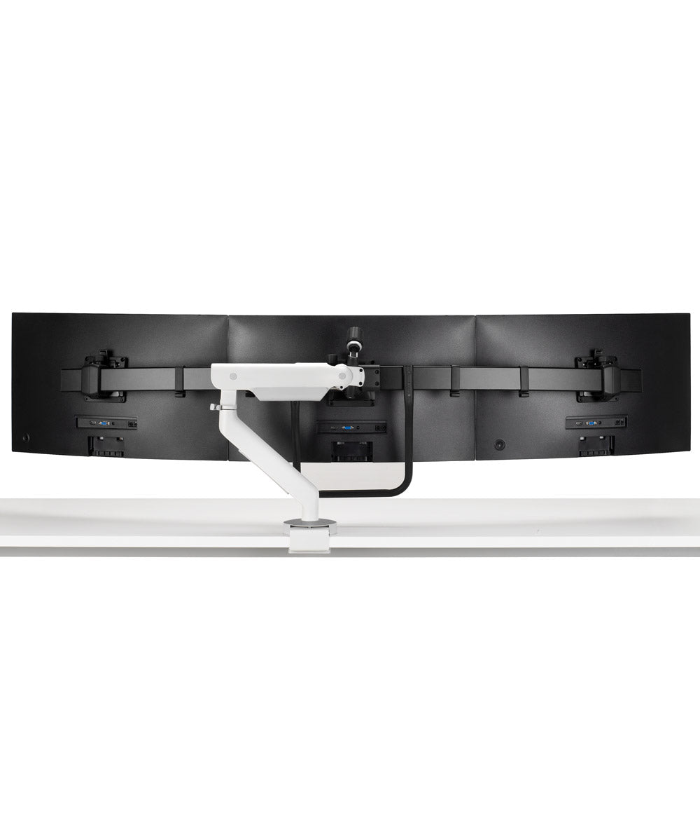 Drievoudige Flo X-monitorarm groot