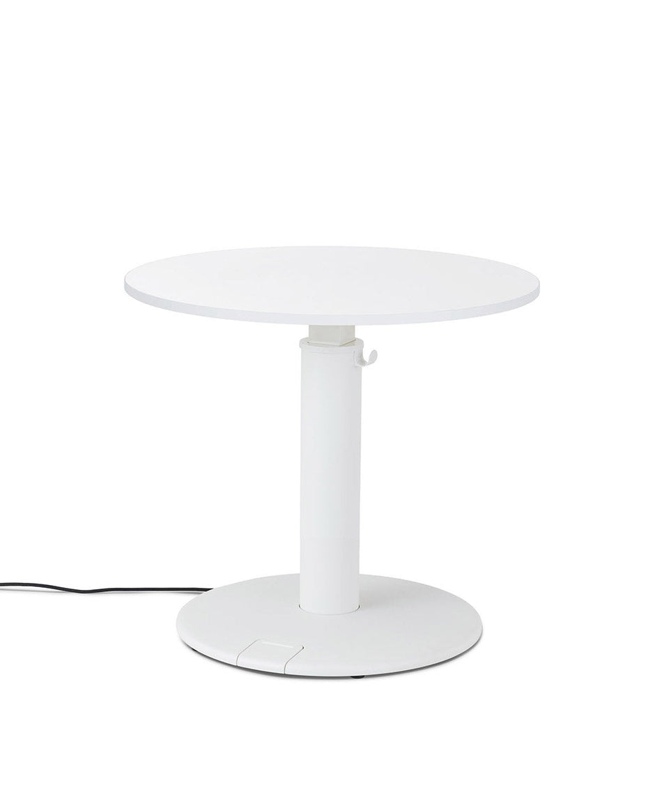 OE1 Round Standing Desk Studio Wit 