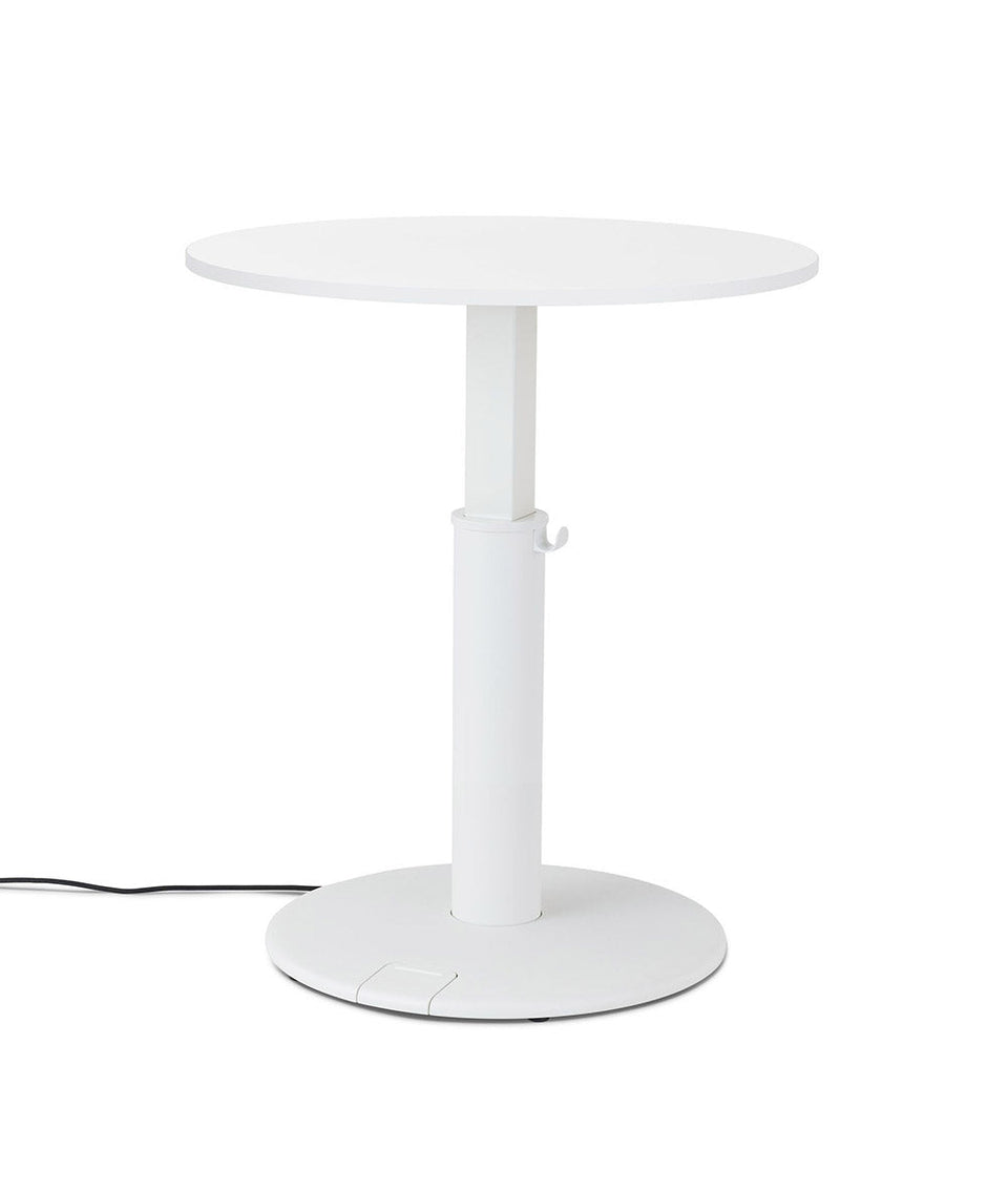 OE1 Round Standing Desk Studio Wit 