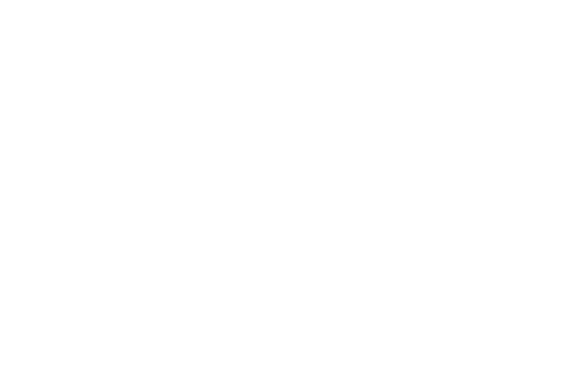 Witte schetsen die het verschil in grootte van de 3 Aeron-bureaustoelen A, B & C op een blauwe achtergrond laten zien