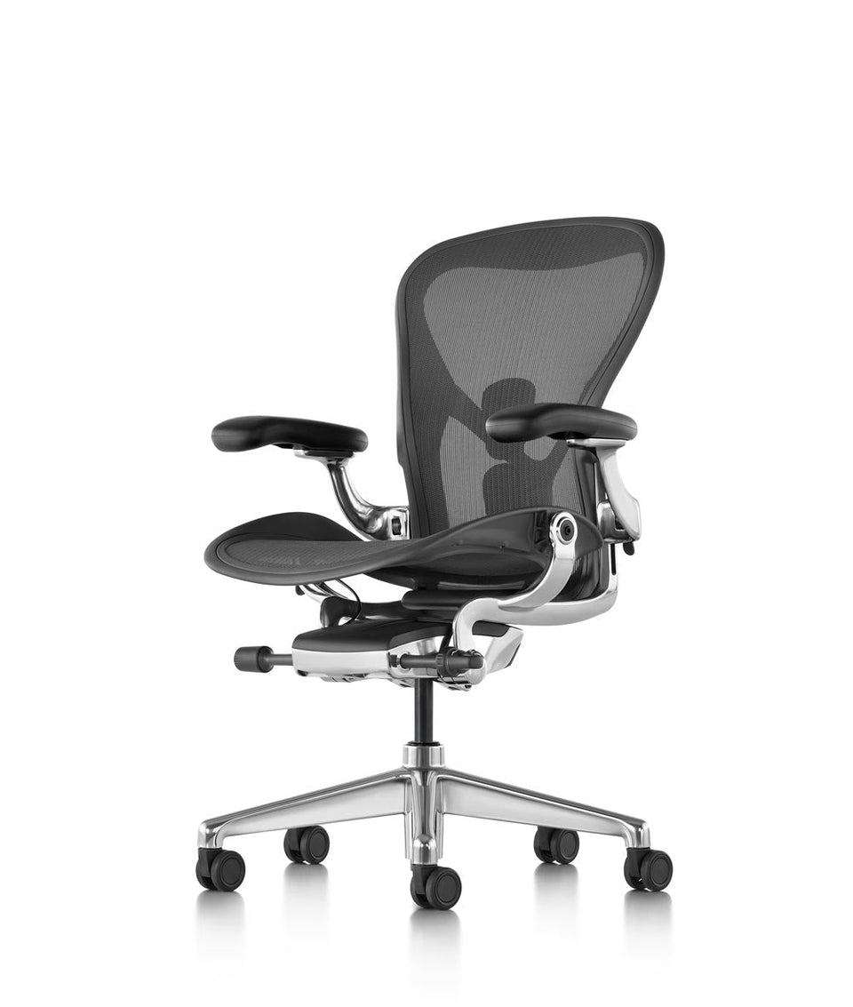 Aeron Graphite/Gepolijst bureaustoel