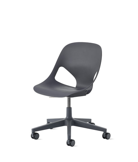 Zeph-stoel zonder armleuningen Carbon