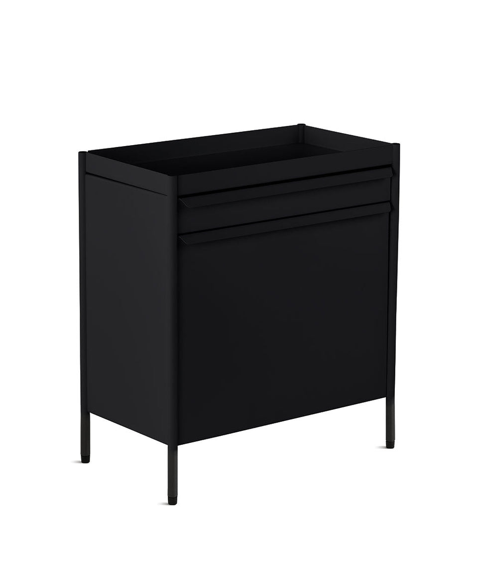 OE1-trolley, bovenste lade & archiefbak