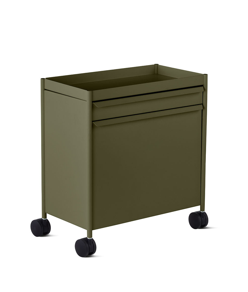 OE1-trolley, bovenste lade & archiefbak