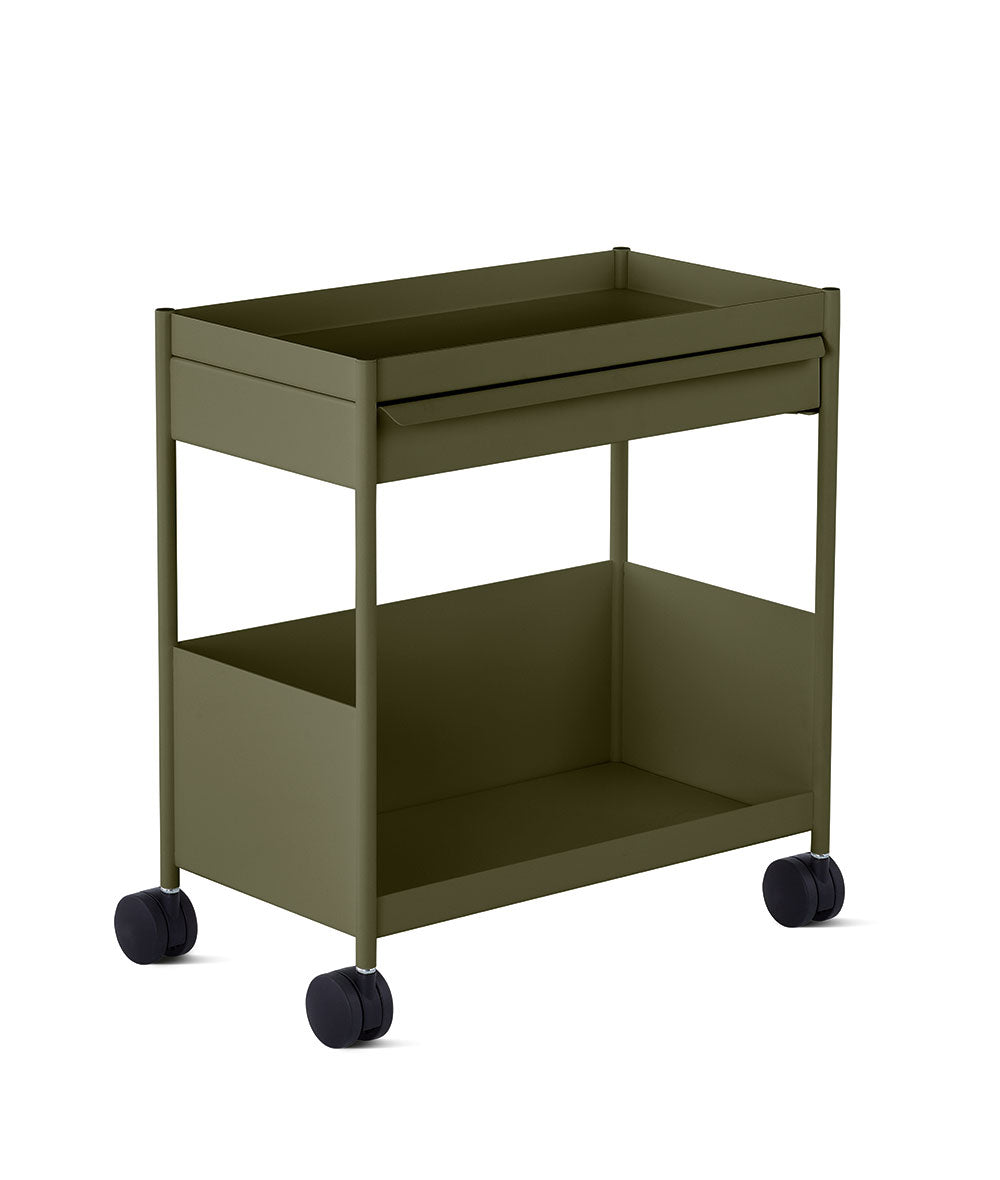 OE1-trolley, bovenste lade & onderste plank